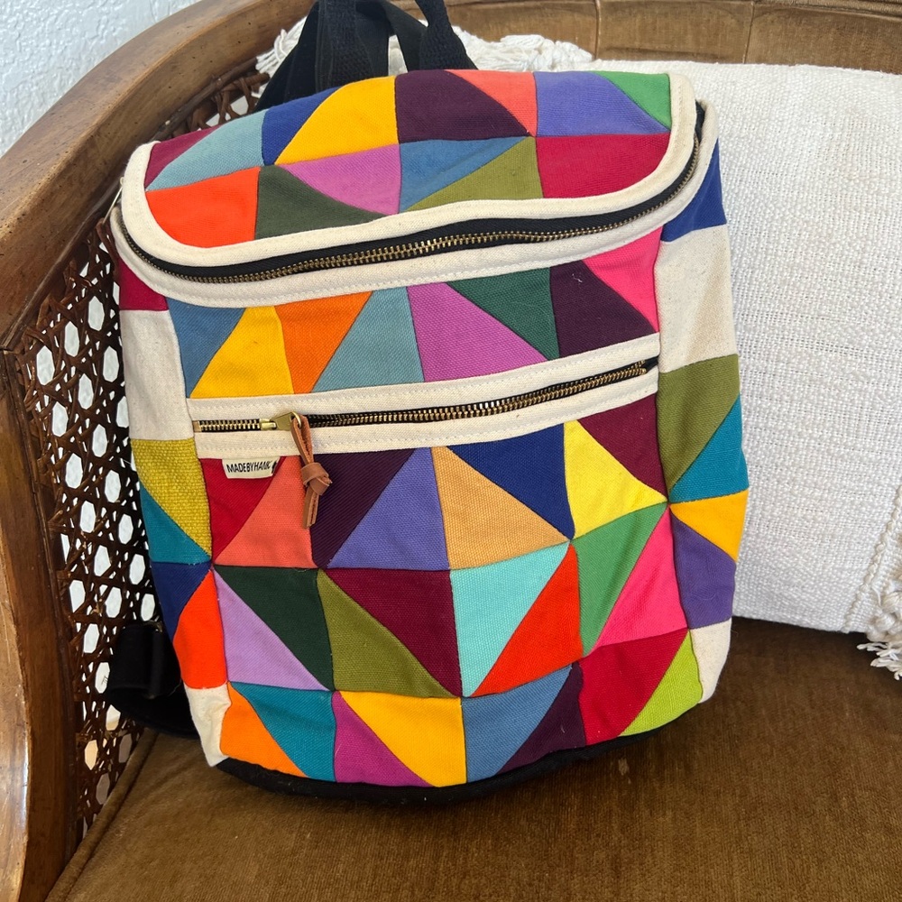 Made by Hank patchwork backpack